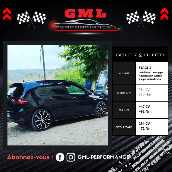 Reprogrammation Golf 7 stage 1 stage 2