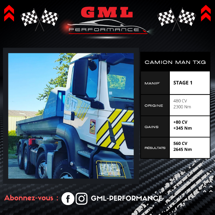Reprogrammation camion man stage 1
